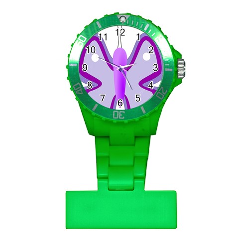 Cute Awareness Butterfly Nurses Watch from ArtsNow.com Front