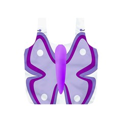 Cute Awareness Butterfly Reusable Bag (S) from ArtsNow.com Front