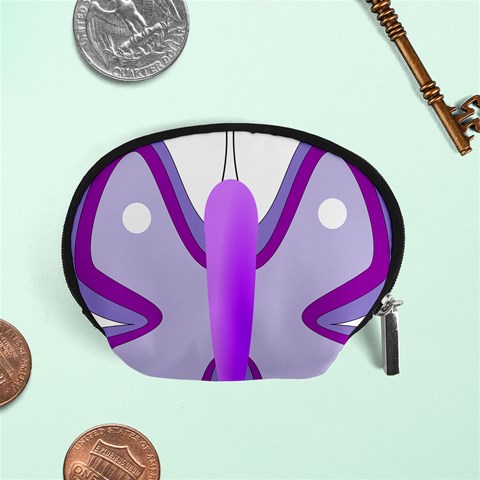 Cute Awareness Butterfly Accessories Pouch (Small) from ArtsNow.com Front