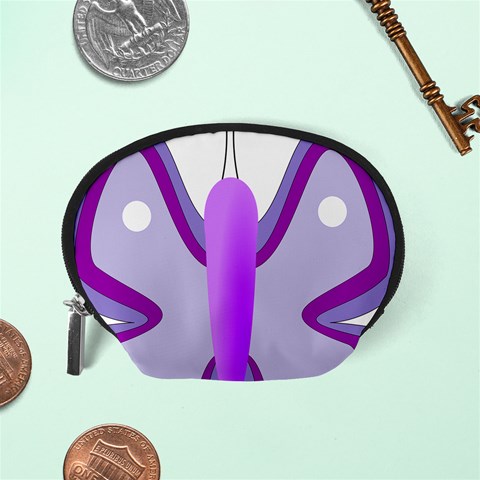 Cute Awareness Butterfly Accessories Pouch (Small) from ArtsNow.com Back