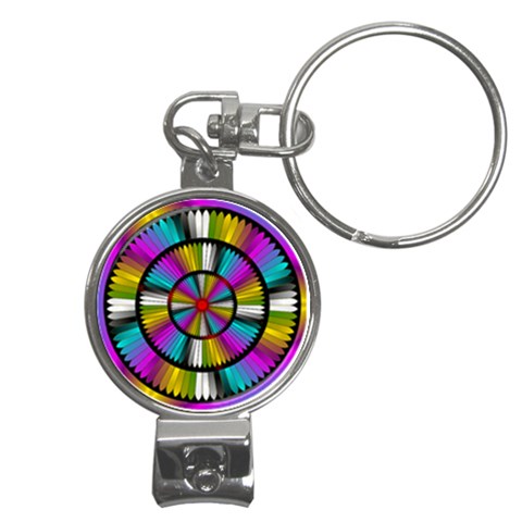 Abundance Nail Clippers Key Chain from ArtsNow.com Front