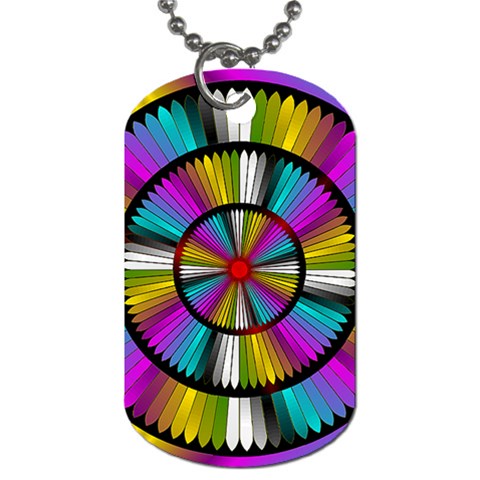 Abundance Dog Tag (One Side) from ArtsNow.com Front