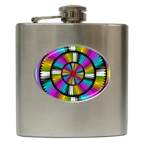 Abundance Hip Flask (6 oz) from ArtsNow.com Front