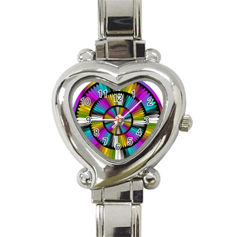 Abundance Heart Italian Charm Watch from ArtsNow.com Front