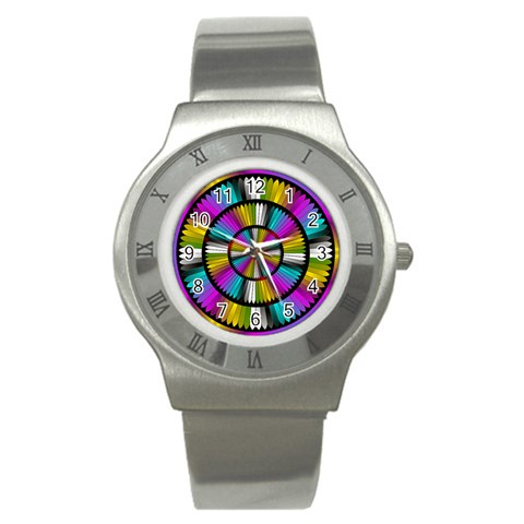 Abundance Stainless Steel Watch from ArtsNow.com Front