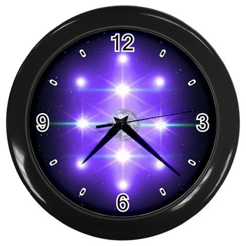 Ascension Wall Clock (Black) from ArtsNow.com Front