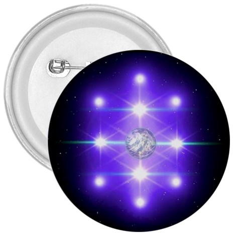 Ascension 3  Button from ArtsNow.com Front