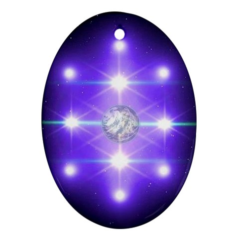 Ascension Ornament (Oval) from ArtsNow.com Front