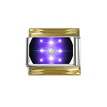 Ascension Gold Trim Italian Charm (9mm)