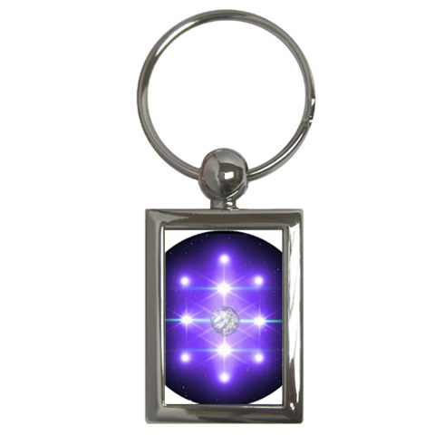 Ascension Key Chain (Rectangle) from ArtsNow.com Front