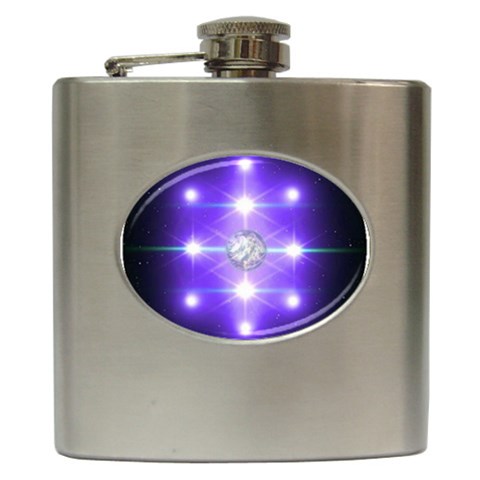 Ascension Hip Flask (6 oz) from ArtsNow.com Front