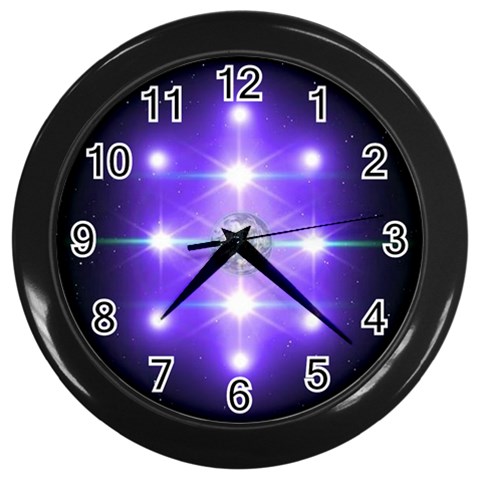 Ascension Wall Clock (Black) from ArtsNow.com Front