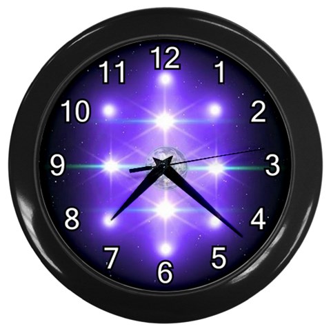 Ascension Wall Clock (Black) from ArtsNow.com Front