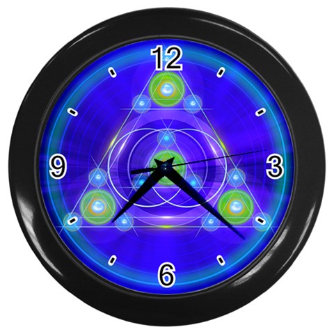 Balance Wall Clock (Black) from ArtsNow.com Front