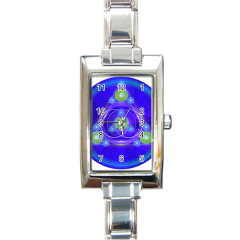 Balance Rectangular Italian Charm Watch from ArtsNow.com Front