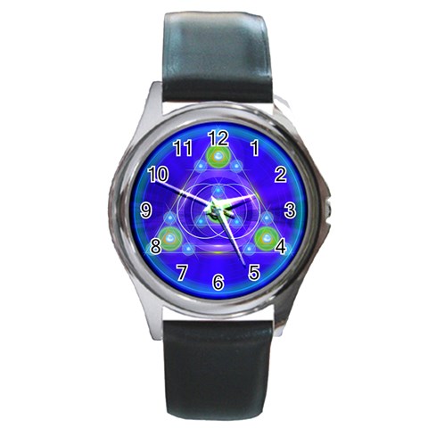 Balance Round Metal Watch from ArtsNow.com Front