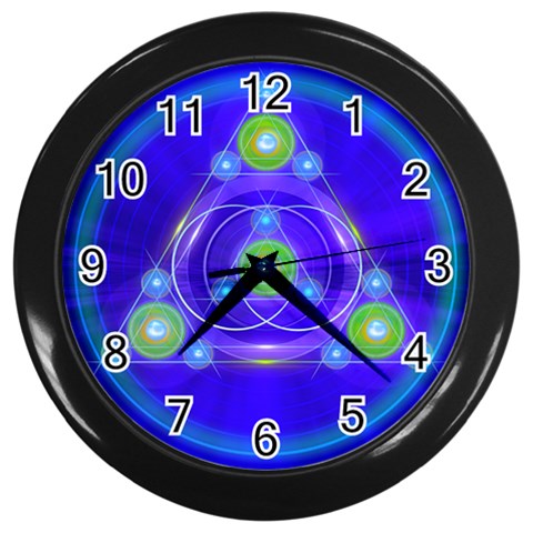 Balance Wall Clock (Black) from ArtsNow.com Front