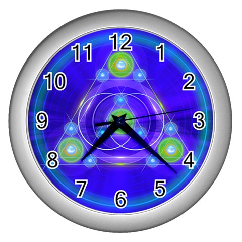 Balance Wall Clock (Silver) from ArtsNow.com Front