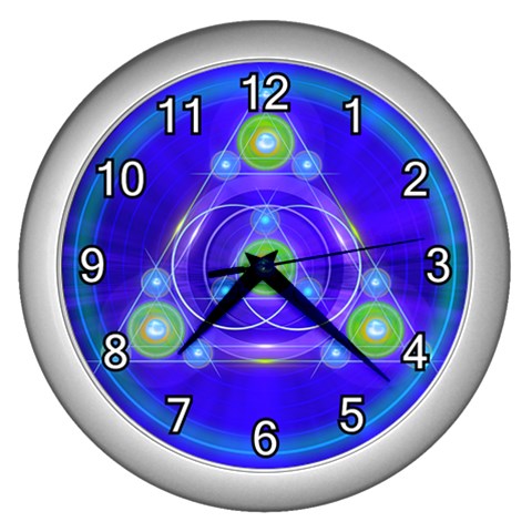 Balance Wall Clock (Silver) from ArtsNow.com Front