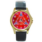 Balance Round Gold Metal Watch