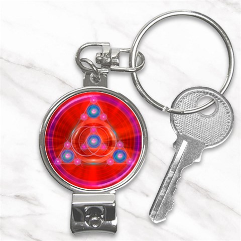 Balance Nail Clippers Key Chain from ArtsNow.com Front