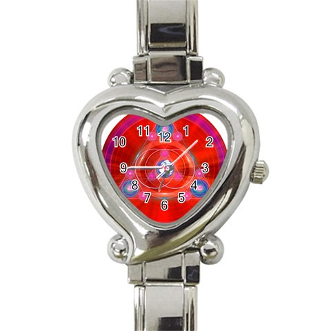 Balance Heart Italian Charm Watch from ArtsNow.com Front