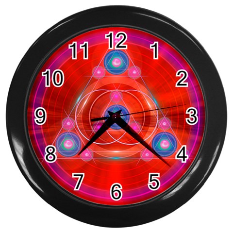 Balance Wall Clock (Black) from ArtsNow.com Front