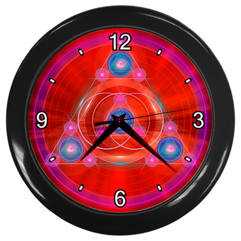 Balance Wall Clock (Black) from ArtsNow.com Front