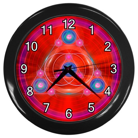 Balance Wall Clock (Black) from ArtsNow.com Front