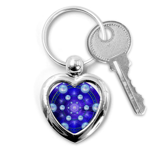 Blueprint Key Chain (Heart) from ArtsNow.com Front