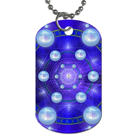 Blueprint Dog Tag (One Side) from ArtsNow.com Front