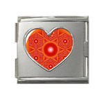 Cause  n Effect Mega Link Heart Italian Charm (18mm)