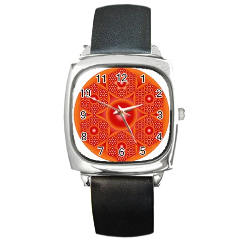 Cause  n Effect Square Metal Watch from ArtsNow.com Front