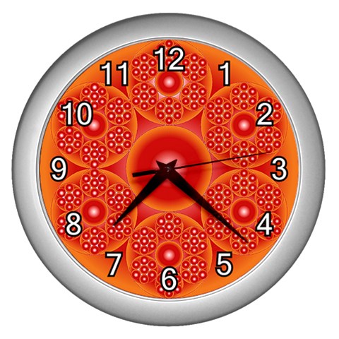 Cause  n Effect Wall Clock (Silver) from ArtsNow.com Front