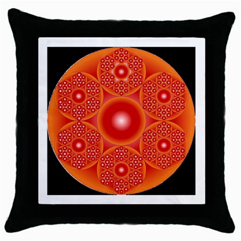 Cause  n Effect Throw Pillow Case (Black) from ArtsNow.com Front