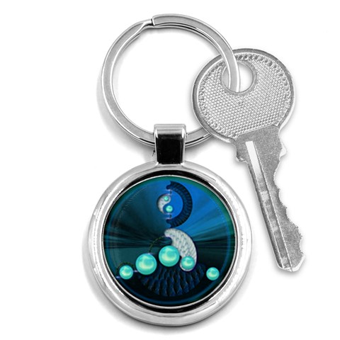 Communication Key Chain (Round) from ArtsNow.com Front