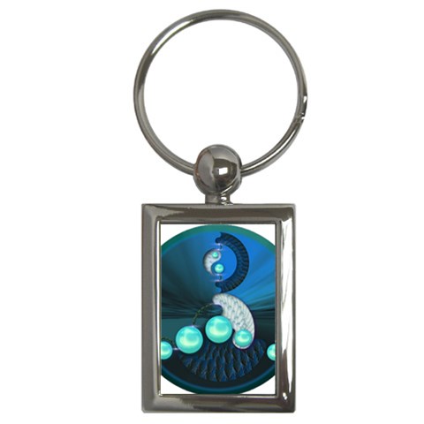 Communication Key Chain (Rectangle) from ArtsNow.com Front