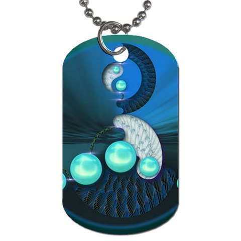 Communication Dog Tag (One Side) from ArtsNow.com Front