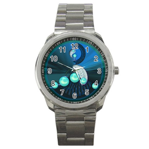 Communication Sport Metal Watch from ArtsNow.com Front