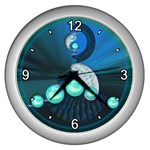 Communication Wall Clock (Silver)