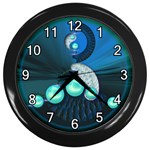 Communication Wall Clock (Black)