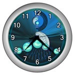 Communication Wall Clock (Silver)