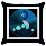 Communication Throw Pillow Case (Black)