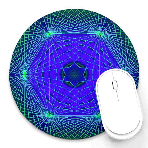 Connection Round Mousepad from ArtsNow.com Front