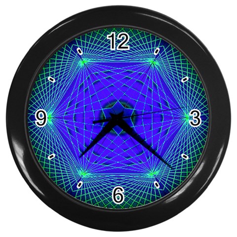 Connection Wall Clock (Black) from ArtsNow.com Front