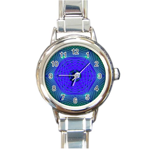 Connection Round Italian Charm Watch from ArtsNow.com Front