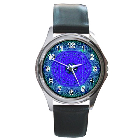 Connection Round Metal Watch from ArtsNow.com Front