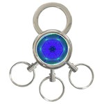 Connection 3-Ring Key Chain