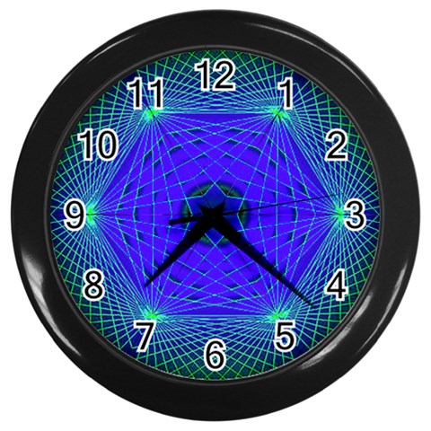 Connection Wall Clock (Black) from ArtsNow.com Front