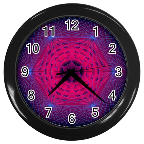 Connection Wall Clock (Black) from ArtsNow.com Front